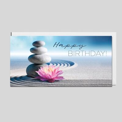 Photo card HAPPY BIRTHDAY in DIN Lang format - UK-91123