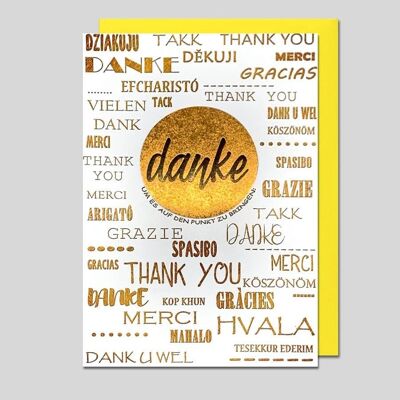 Karte DANKE - UK-34435