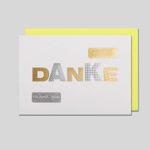 Karte DANKE - UK-33211/1