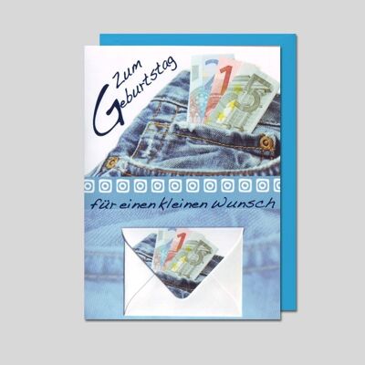 Money Gift Birthday Card - UK-31520