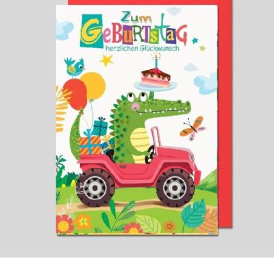 Children's Birthday Card - UK-34450