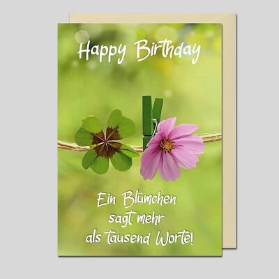 HAPPY BIRTHDAY Greetings Card - UK-34635