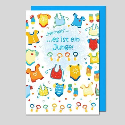 Tarjeta de Felicitaciones para Recién Nacido - UK-34135