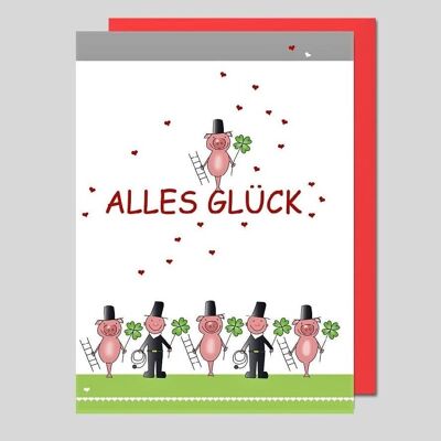 Grußkarten Alles Glück - UK-34582