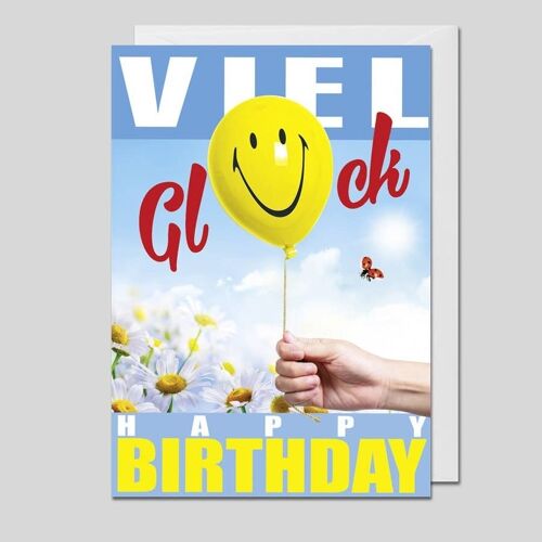 Glückwunschkarte "HAPPY BIRTHDAY" - UK-33578