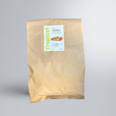 MÉLANGE TROPICAL DÉSHYDRATÉ CROUSTILLANT - VRAC SAC 1 KG