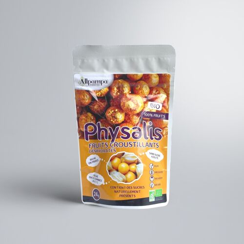 PHYSALIS DESHYDRATÉ CROUSTILLANT - SACHET 24 GR