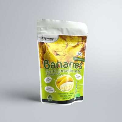 BANANE DESHYDRATÉE CROUSTILLANTE - SACHET 24 GR