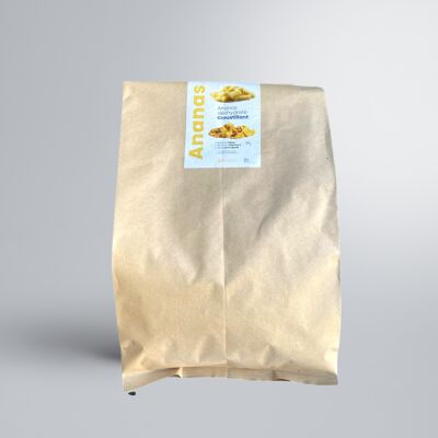 ANANAS DESHYDRATÉ CROUSTILLANT - VRAC SAC 1 KG