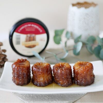 4x Bordeaux canelés con sciroppo di rum