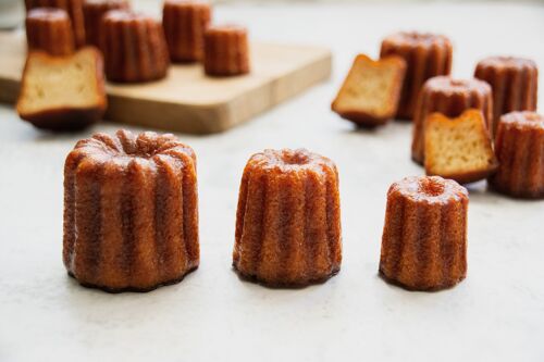 Canelés de Bordeaux x12 - BOUCHEE (17gr)