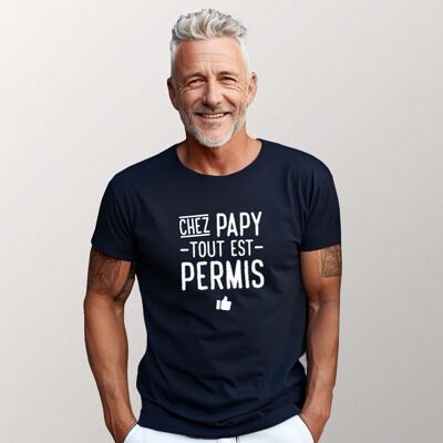 CAMISETA NAVY AT PAPY TODO ESTÁ PERMITIDO