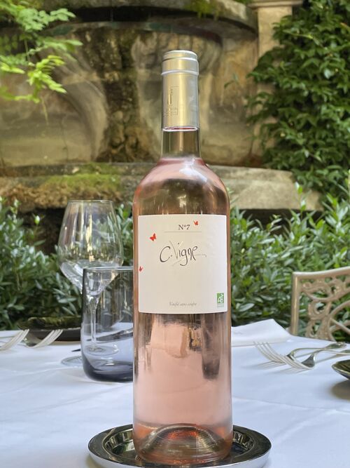Vin Rosé N°7, IGP Coteaux du Pont du Gard 2021 BIO, Vegan