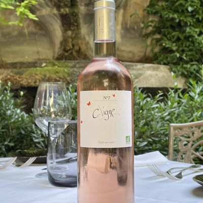 Vin Rosé N°7, IGP Coteaux du Pont du Gard 2021 BIO, Vegan