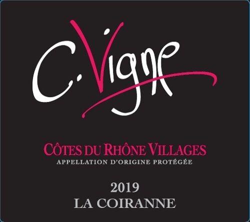 Vin La coiranne, Côtes du Rhône Villages 2019