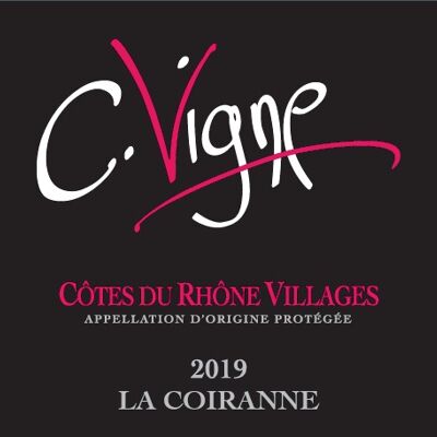 Vin La coiranne, Côtes du Rhône Villages 2019