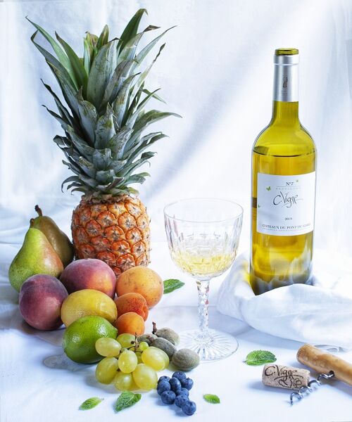 Vin Sauvignon N°7, IGP Coteaux du Pont du Gard 2021 CAB, Vegan