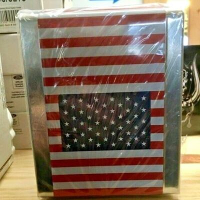 DINER Serviettenspender USA Fahne mit 100 Servietten - metall