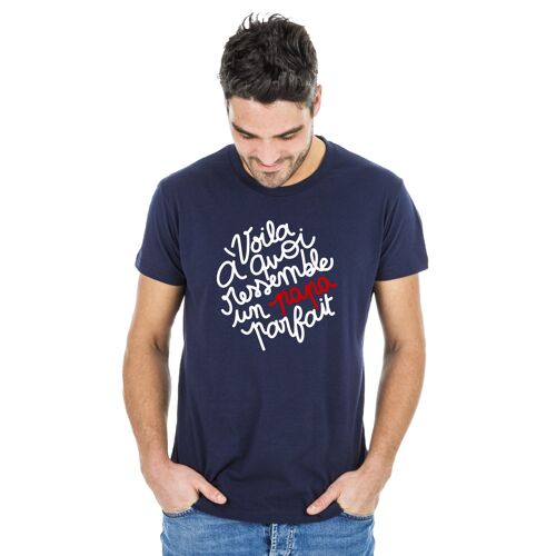 Tshirt navy voilà à quoi ressemble un papa parfait