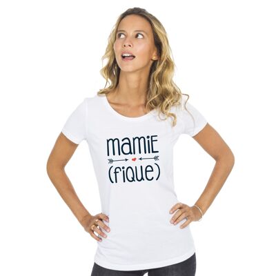 Tshirt blanc mamie (fique)