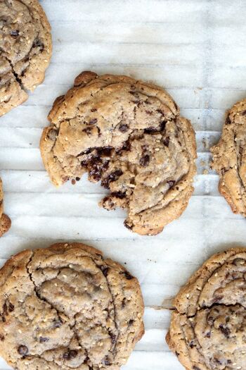 Préparation pour gâteaux bio : Cookies pépites de chocolat & sésame - pour 8 cookies - 350g 2
