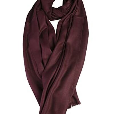 Scarf One Size 85 x 190 cm - New Collection 2023 Helsinki Bordeaux