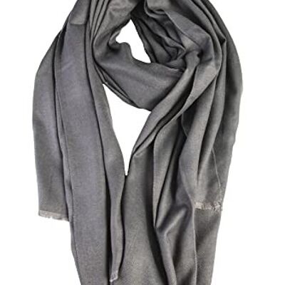 Foulard Taille Unique 85 x 190 cm - Nouvelle Collection 2023 Helsinki Gris