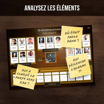 Dossiers Criminels - Le Maestro Assassiné - Jeu de Societe Escape Game - Jeu d'Enquête Immersif et Collaboratif 4