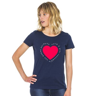 TSHIRT NAVY HERE IS WHAT A PERFECT MOM LOOKS