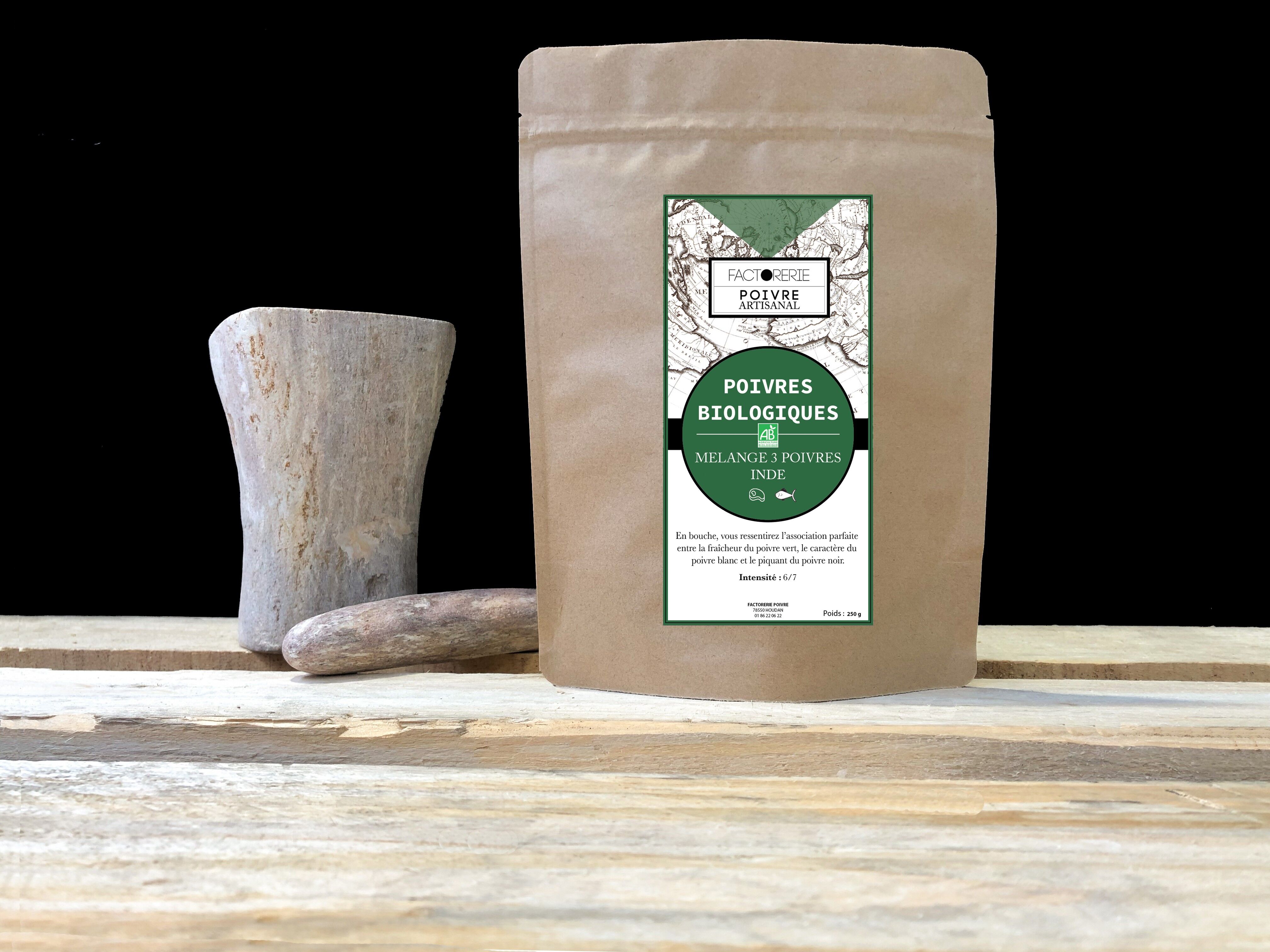 3 ORGANIC PEPPERS MIX 250g - MISCHUNG