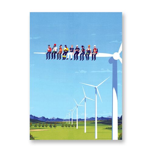 The future of middle class - Art Poster | Greeting Card