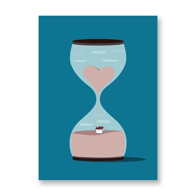 It's time to love - Art Poster | Greeting Card