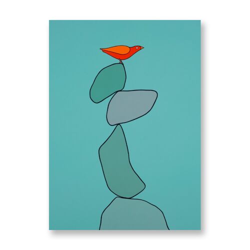 Stones - Art Poster | Greeting Card