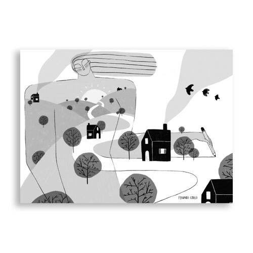 Emotional path - Art Poster | Greeting Card