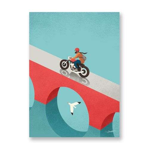 Riding - Art Poster | Greeting Card