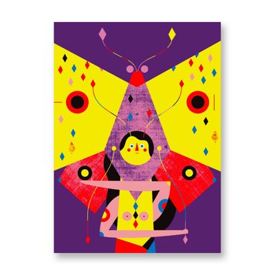 Mariposa - Póster de arte | Tarjeta de felicitación