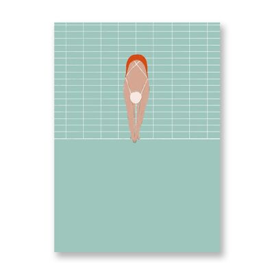 The waiting - Art Poster | Greeting Card