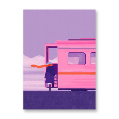 Compartment N° 6 - Art Poster | Greeting Card