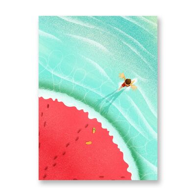 Summer Vibes - Kunstposter | Grußkarte