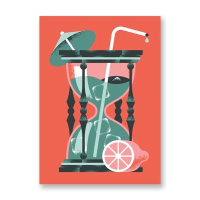 Time - Art Poster | Greeting Card