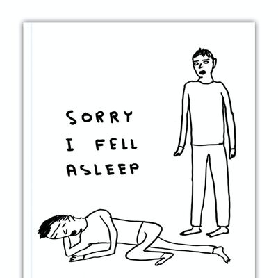 Notebook (A6) - Funny Gift - Sorry I Fell Asleep