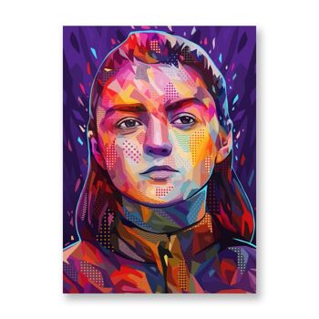 Arya Stark - Affiche d'art | Carte de voeux 1