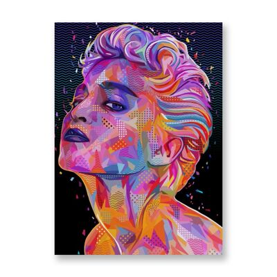 Madonna - Póster de arte | Tarjeta de felicitación