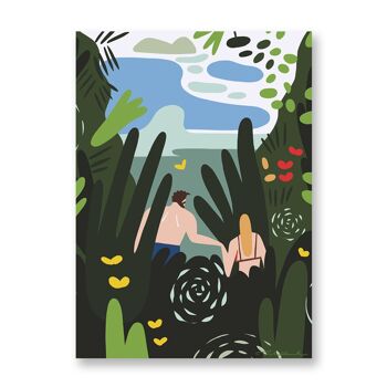 Forêt - Affiche d'art | Carte de voeux 1