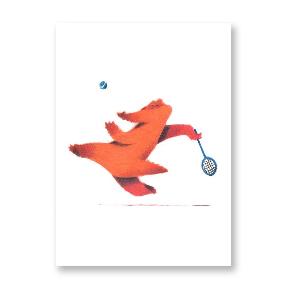 Crocodile - Art Poster | Greeting Card