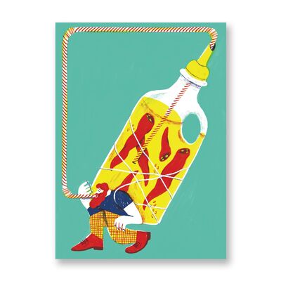 Spicy boy - Art Poster | Greeting Card
