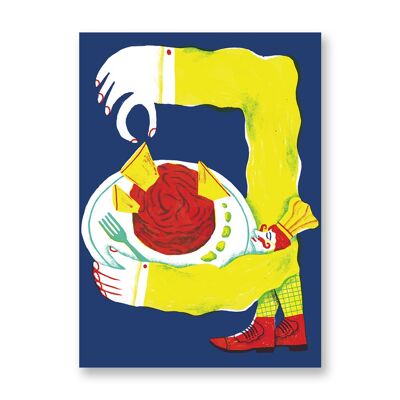 Tasty tartare - Art Poster | Greeting Card