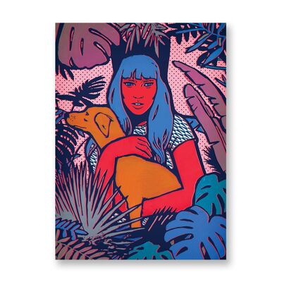 Dschungel - Kunstplakat | Grußkarte