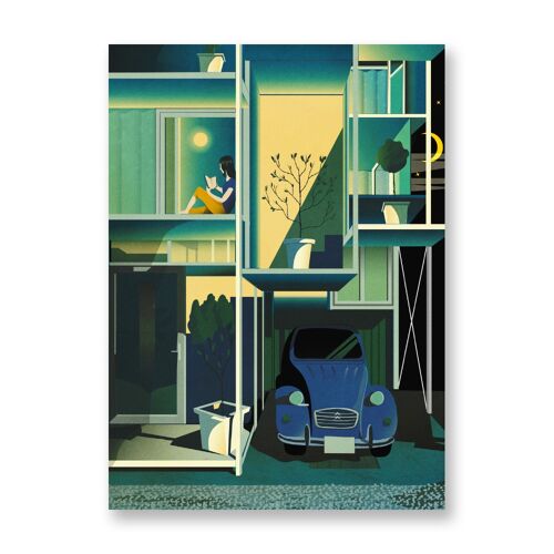 Koenji - Art Poster | Greeting Card