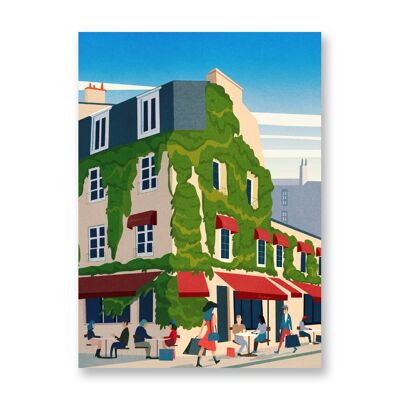 Wood House - Art Poster | Greeting Card